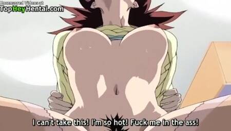 Hentai Busty Milf Having Rough Anal Sex