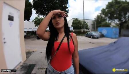 Perfect Latina Fucks For Car Service - Alina Belle