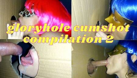 Gloryhole cumshot compilation 2