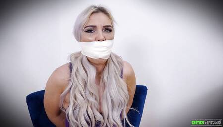 Roxee - Microfoam tape gagged