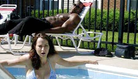 BBC by the pool