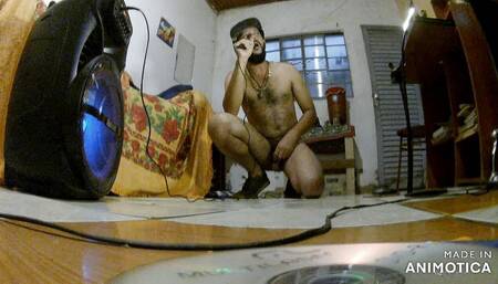 When alone, guy at home