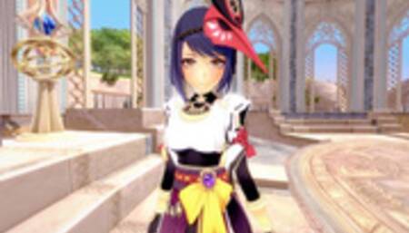 SEX AT THE PALACE WITH KUJOU SARA - 4K GENSHIN IMPACT PORN