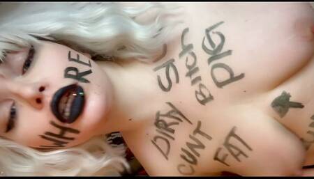 Self degrading blowjob for daddy