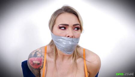 Charley - PVC tape gagged
