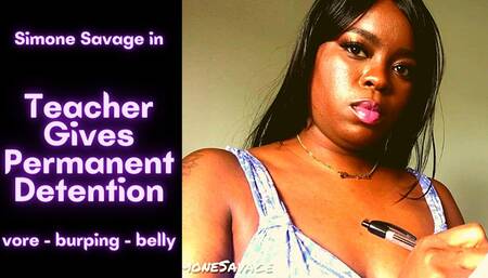 Vore - Teacher Simone Savage Swallows Bad Student