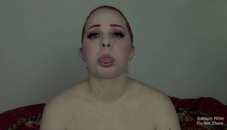 Repetitive Long Tongue Raspberries - SLOW MOTION