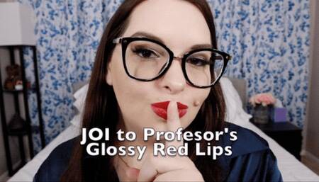 JOI to Professor's Glossy Red Lips - 1080 MP4