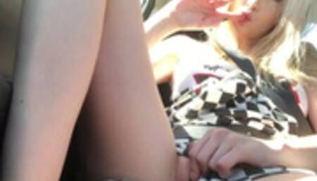 MASTURBATING ON THE CAR RIDE