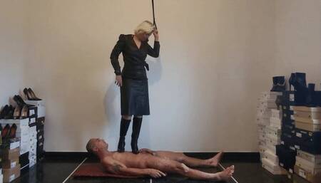 Lady Latisha - Trample in GUCCI Stiletto Boots - Full HD