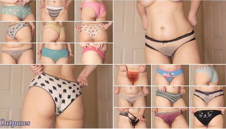 Trying 20 Pairs of Old Tiny Panties