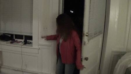 Chain Smoking MILF Salem in Red Leather Struggles After Losing a Catfight