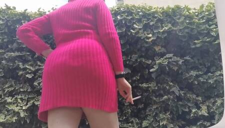 Hot stinky diaper in the garden