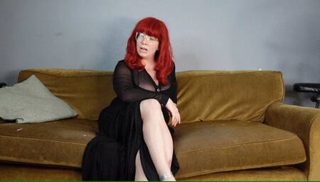 Psychiatrist gives distracted POV a Calf Muscle JOI in Silver Heels WMV 1080