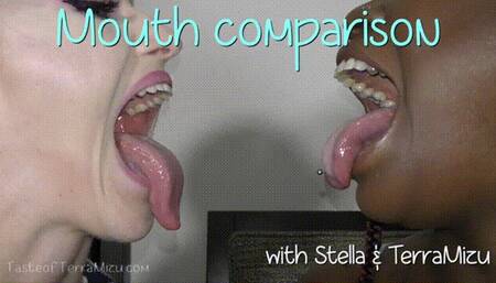 Mouth Comparison - Stella Danny & TerraMizu - HD 720 WMV