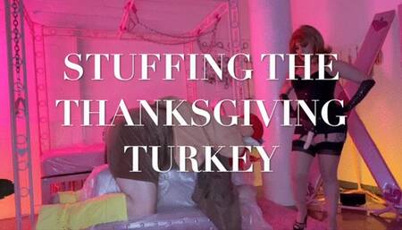 Stuffing The Thanksgiving Turkey With COCK