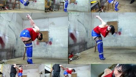 Shiny boot bound strappado (MP4 S 3500kbps)