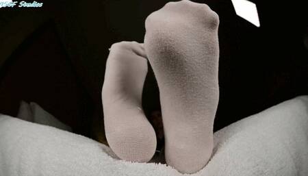 Lexi, new model, big soles!! Sock tease! Part 2 - MP4