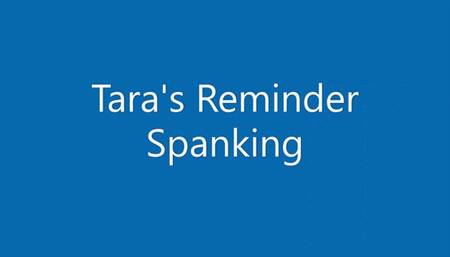 Tara's Reminder Spanking