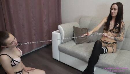 ISABELE - Lick my feet well so as not to annoy me! (HD)