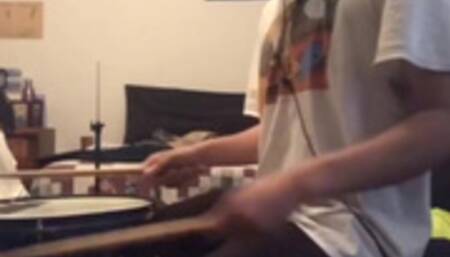 Parents Having Loud Sex In The Other Room And I'm Playing The Drums