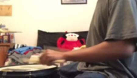 Playing on the Drums While Parents Are Moaning Loud In The Other Room