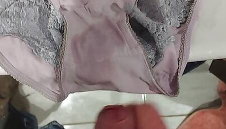 Cum on pretty pink panties