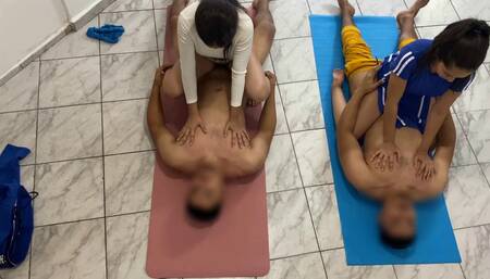 Couples Massage with Happy Ending Girlfriend exchange between Friends who changed their partners