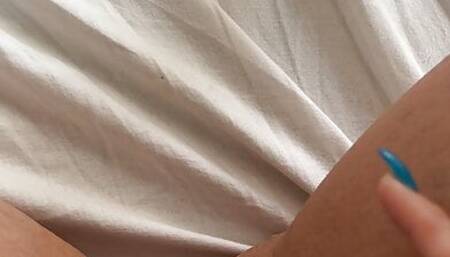 Fingering my tight little pussy