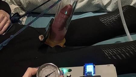 Dynamic Penis Pumping. Automatic cock pump. HomeMade