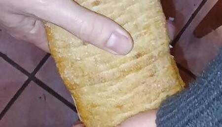 Fucking Bread masturbation