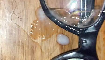 Cum on ugly glasses.