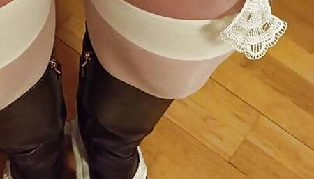 Sissy striptease Pt2 masturbation