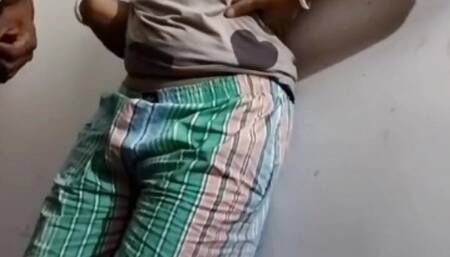 Sonali fucked by neighborhood boyfriend on apartment stairs