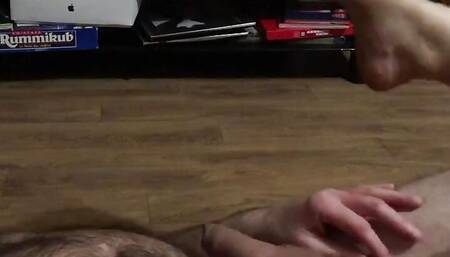 Ballbusting - move your hands now or I WILL handcuff them - Femdom CBT