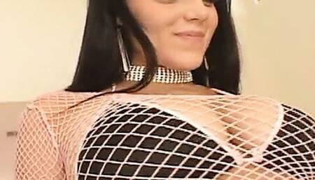 Fantastic sex scene for a busty woman in a hot sex scene