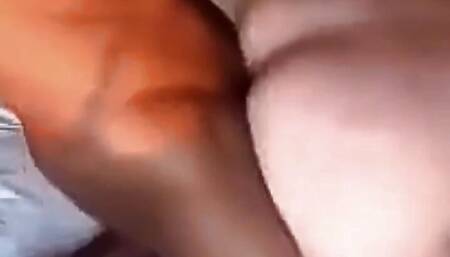 She swallows all my dick with her pussy while moving her ass without missing a beat