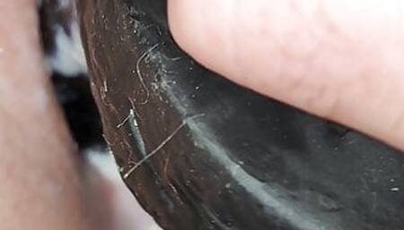 10 inches bbc fully inserted in my white married pussy hole brutal hardcore bbc fucking my pussy hard and deep