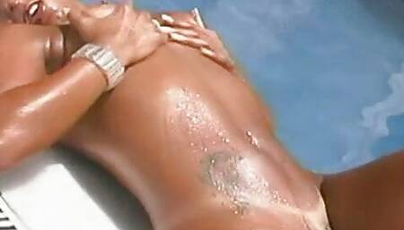 Ju Pantera has threesome on a boat with two black cocks