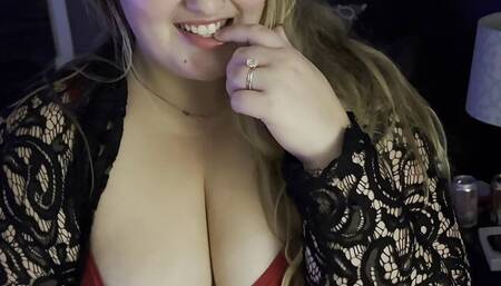 BBW Wife Blowjob Face Fuck, second girl of the night!