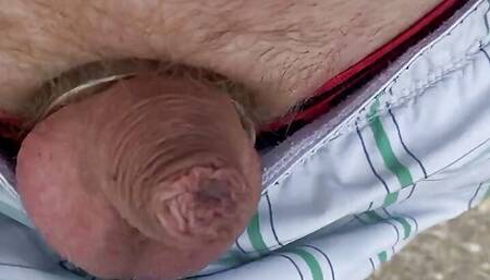 Show off little dick in public