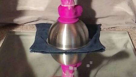 Horny morning dildo ride