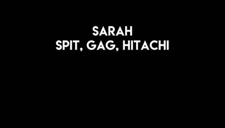 Finger Sucking, Gagging, and Hitachi