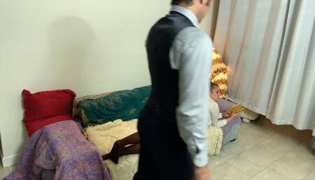 Stepdaughter keeps cuming everywhere and gets her stepdad to fuck her hard