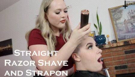 Straight Razor Shave and Strapon SD