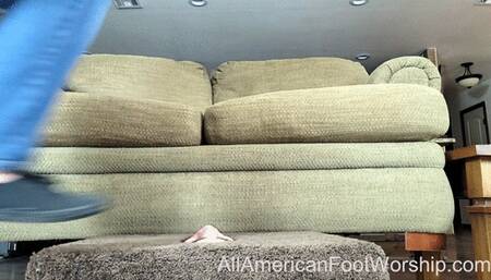 Under couch face in floor part 2