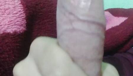 White american dick masturbating hard. Hot white cock with pink tip