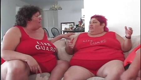 Group of BBWs and big cocks fuck fiercely smashing her