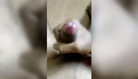 Speed masturbation  how much time i can resist - uncut dick