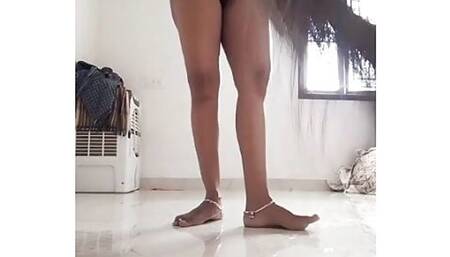 Swetha tamil wife nude house cleaning